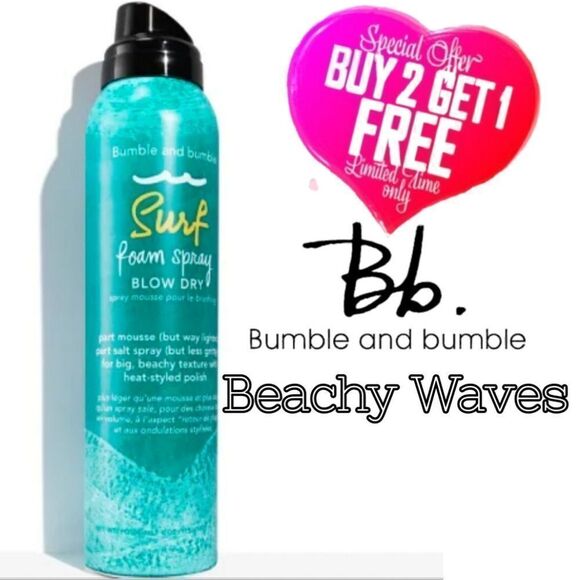 Bumble and Bumble Hair Surf Blow Dry Beachy Wave Texture Foam - Picture 1 of 13
